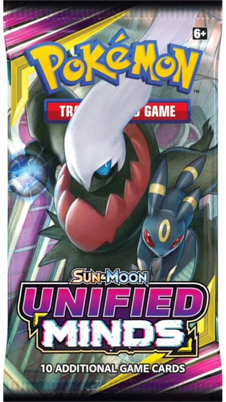 Unified Minds Booster Pack Pokemon card from SM - Unified Minds