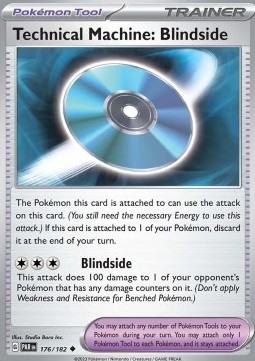 Technical Machine: Blindside Pokemon card from Paradox Rift