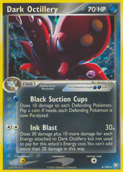 Dark Octillery Pokemon card from EX Team Rocket Returns