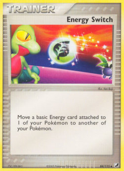 Energy Switch Pokemon card from EX Unseen Forces