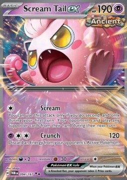 Scream Tail ex Pokemon card from Twilight Masquerade
