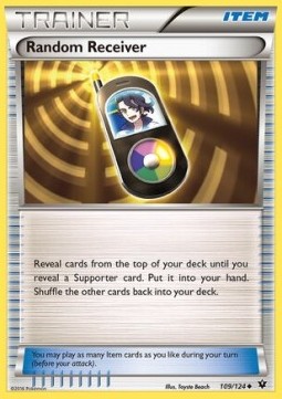 Random Receiver Pokemon card from Fates Collide