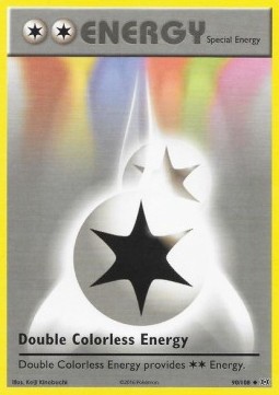Double Colorless Energy Pokemon card from Evolutions