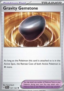 Gravity Gemstone Pokemon card from Stellar Crown