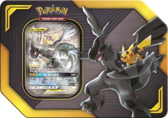 TAG TEAM Tin [Pikachu & Zekrom GX] Pokemon card from SM - Team Up