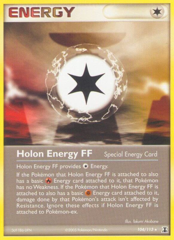Holon Energy FF Pokemon card from Delta Species
