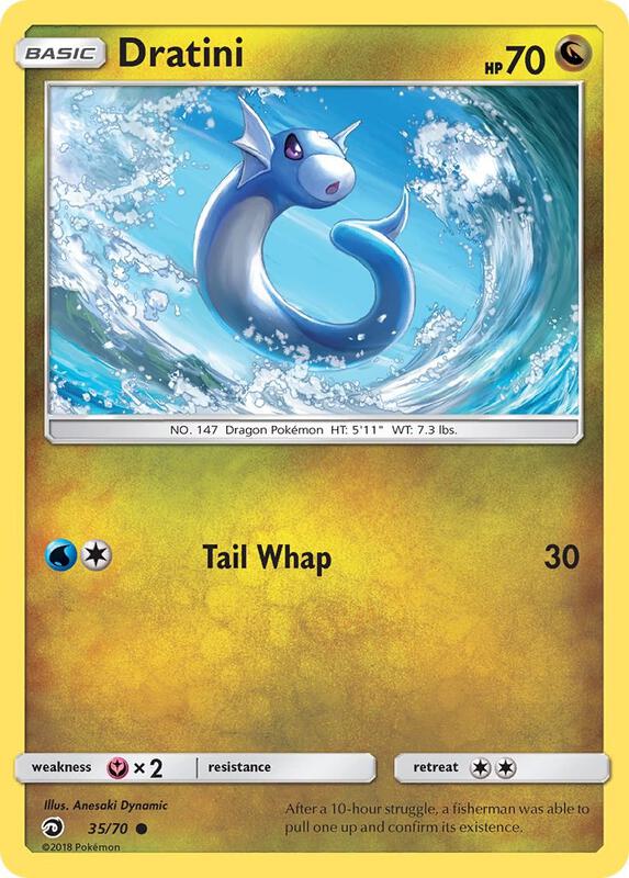 Dratini (35) Pokemon card from Dragon Majesty