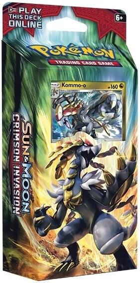 Crimson Invasion Theme Deck - "Clanging Thunder" [Kommo-o] Pokemon card from SM - Crimson Invasion