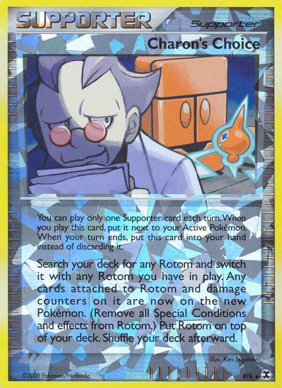 Charon's Choice Pokemon card from Rising Rivals