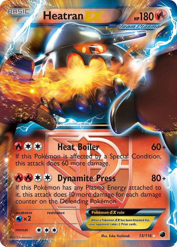 Heatran EX (Team Plasma) Pokemon card from Plasma Freeze