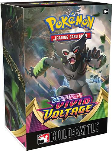Vivid Voltage Build & Battle Box Pokemon card from SWSH04: Vivid