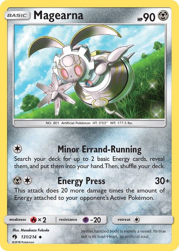 Magearna Pokemon card from SM - Lost Thunder