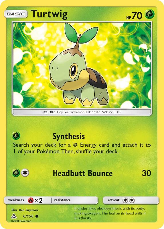 Turtwig (6) Pokemon card from SM - Ultra Prism