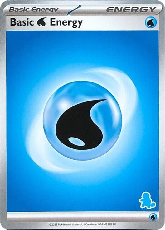 Basic Water Energy Pokemon card from My First Battle