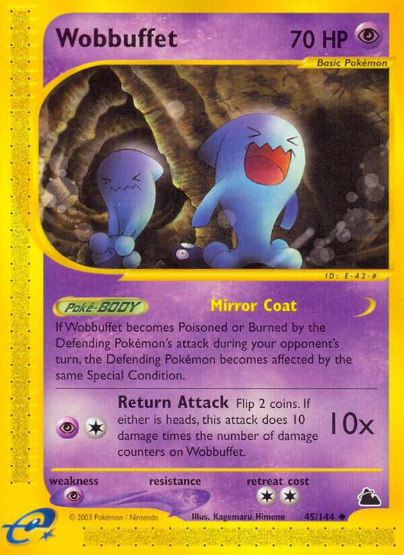 Wobbuffet Pokemon card from Skyridge