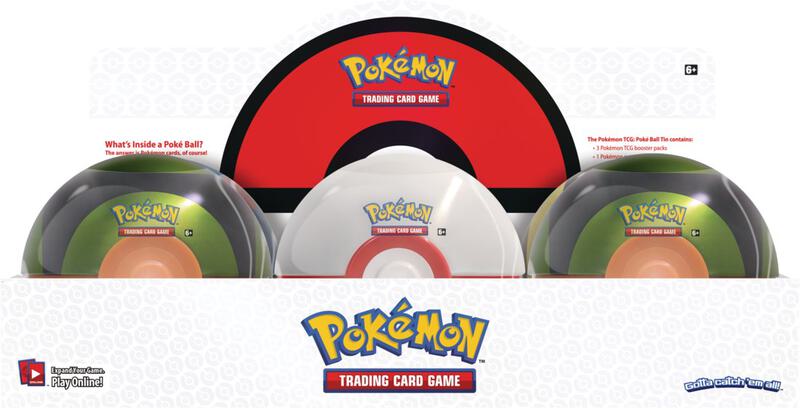 Poke Ball Tin Display (Q2 2020) Pokemon card from TCG: Tempest