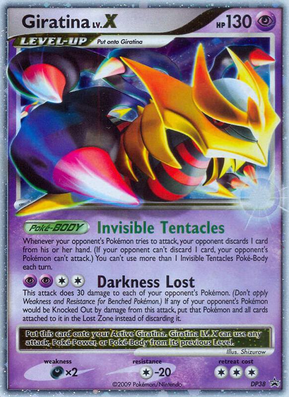Giratina LV.X - DP38 Pokemon card from Diamond and Pearl Promos