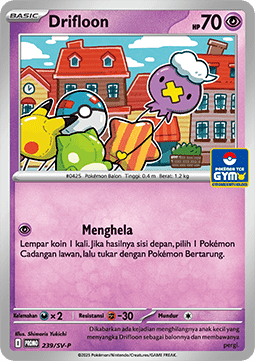Drifloon (SV-P/ID 239) Scarlet & Violet Indonesian Promos ID