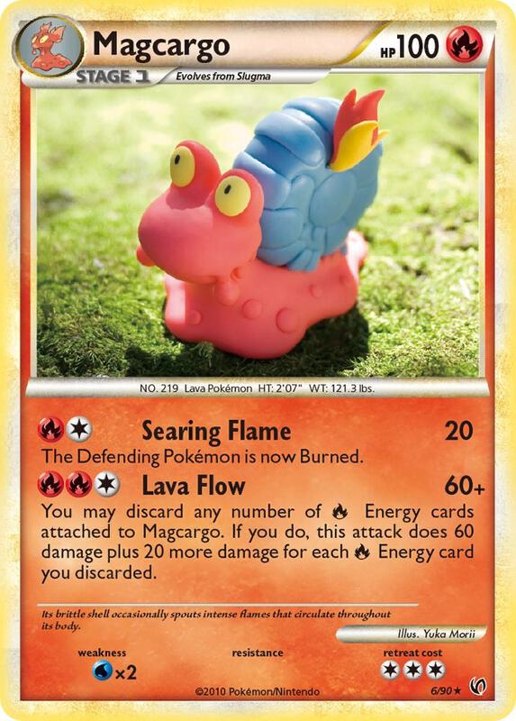 Magcargo Pokemon card from Undaunted
