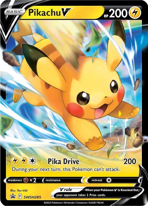 Pikachu V - SWSH285 Pokemon card from SWSH: Sword & Shield Promo Cards