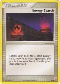 Energy Search (Plusle) Pokemon card from EX Trainer Kit 2: Plusle & Minun