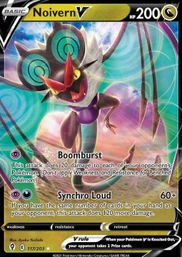 Noivern V Pokemon card from Evolving Skies