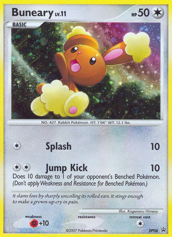 Buneary - DP06 Pokemon card from Diamond and Pearl Promos