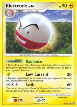 Electrode Lv.46 Pokemon card from Stormfront