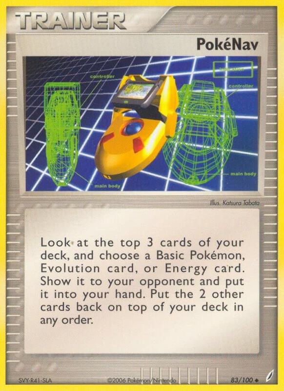 Pokenav Pokemon card from Crystal Guardians