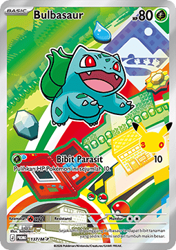 Bulbasaur (M-P/ID 137) M-P Indonesian Promos ID