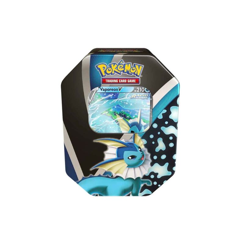 Eevee Evolutions Tin [Vaporeon V] (Live Code Card) Pokemon card from TCG: Tempest