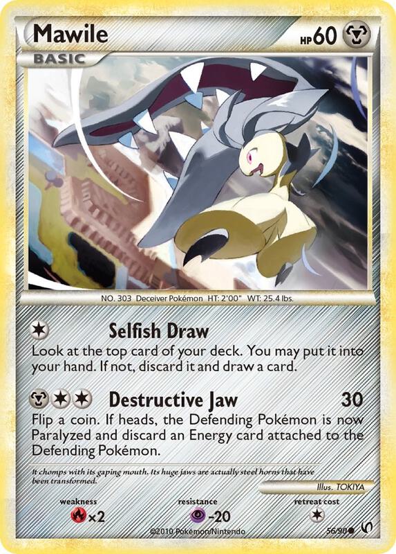 Mawile Pokemon card from Undaunted