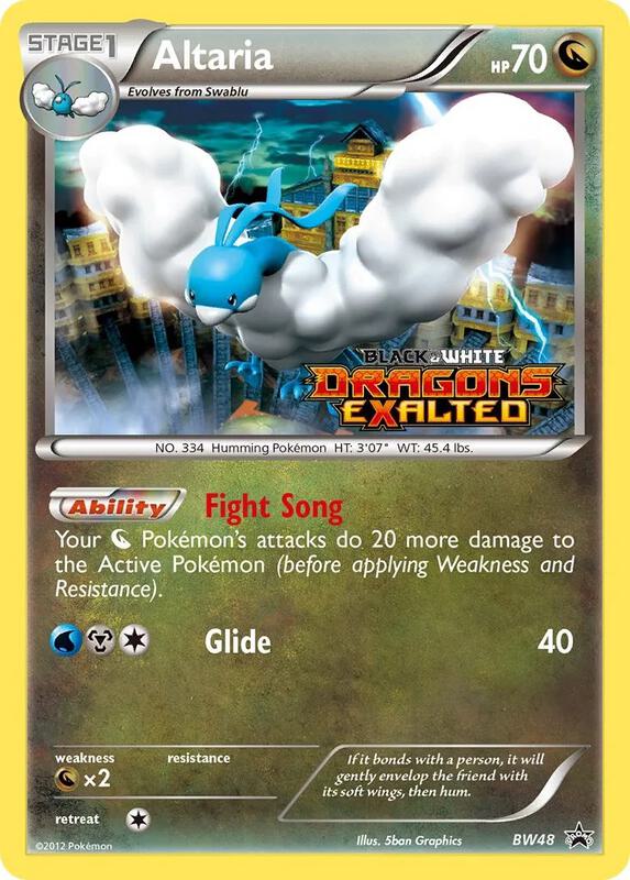 Altaria - BW48 (Prerelease) Pokemon card from Black and White Promos
