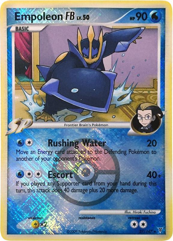 Empoleon FB Pokemon card from League & Championship Cards