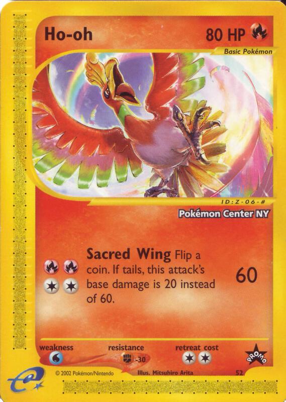 Ho-oh [Pokemon Center NY] Pokemon card from WoTC Promo
