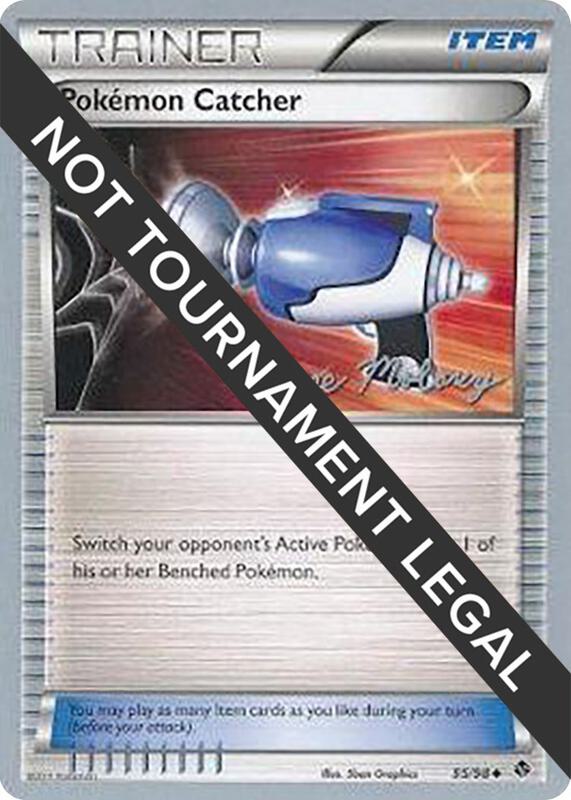 Pokemon Catcher - 2012 (Chase Moloney) Pokemon card from World Championship Decks