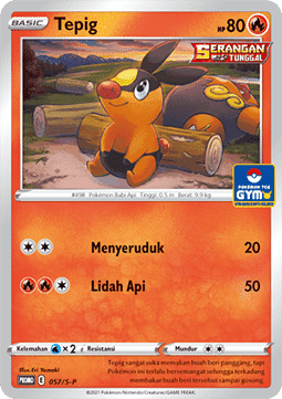 Tepig (S-P/ID 057) Sword & Shield Indonesian Promos ID