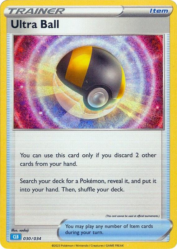 Ultra Ball (CLB) Pokemon card from Trading Card Game Classic