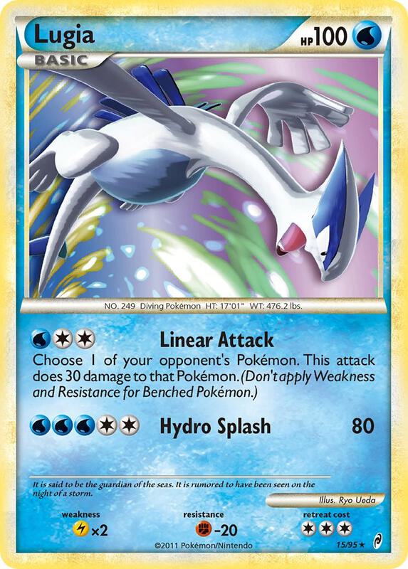 Lugia Pokemon card from Call of Legends