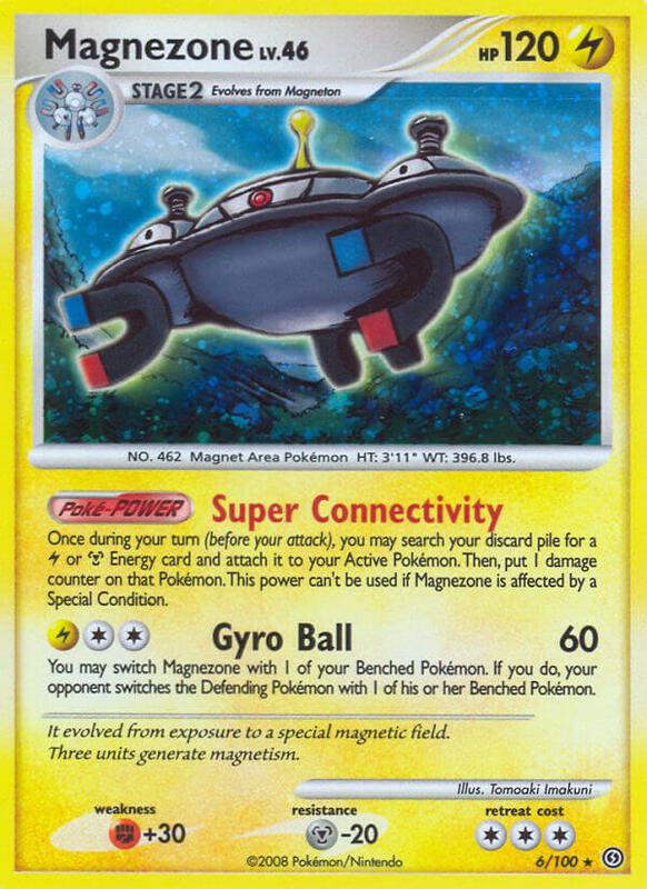 Magnezone (6) Pokemon card from Stormfront