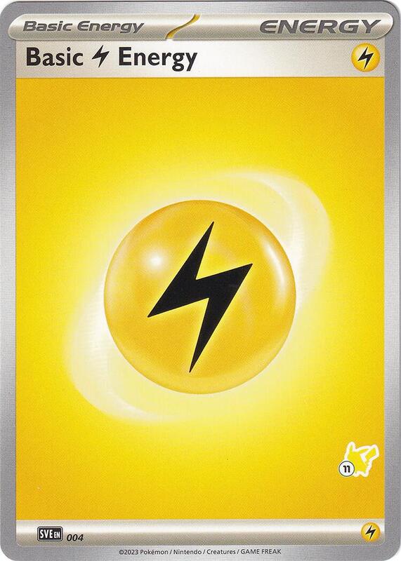 Basic Lightning Energy - Pikachu 11 Pokemon card from Battle Academy 2024
