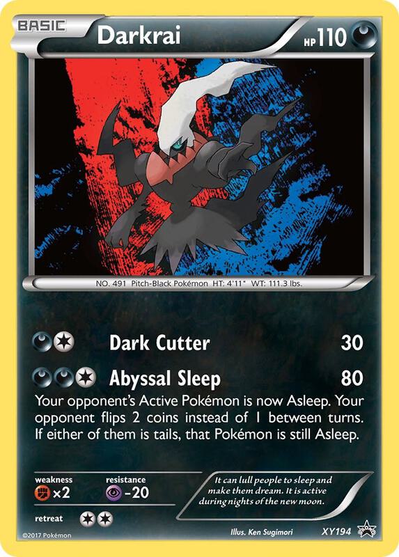 Darkrai - XY194 Pokemon card from XY Promos