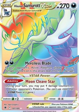 Hisuian Samurott VSTAR
