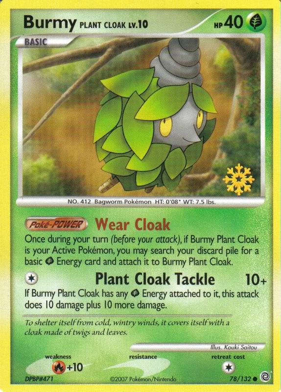 Burmy (Plant Cloak) Pokemon card from Countdown Calendar Promos
