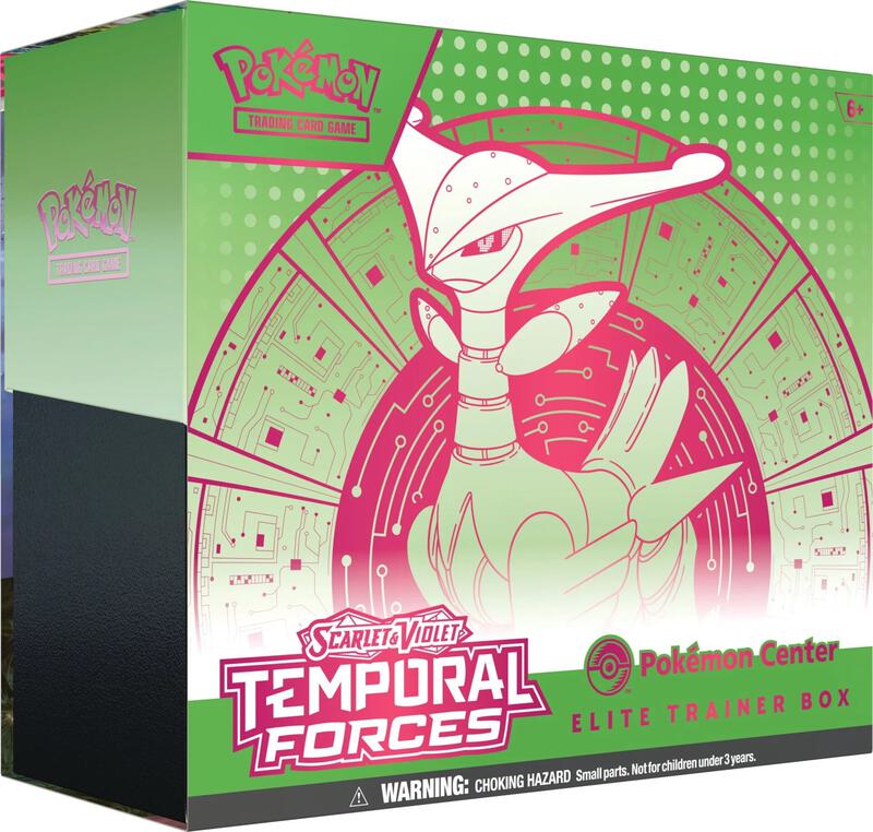 Temporal Forces Pokemon Center Elite Trainer Box (Exclusive) [Iron Leaves] Pokemon card from SV05: Temporal Forces