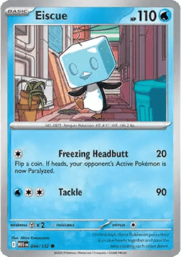 Eiscue (Holo) Pokemon card from Mega Evolution