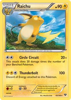 Raichu Pokemon card from Deck Exclusives