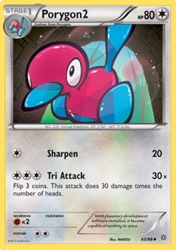 Porygon2 Pokemon card from Ancient Origins