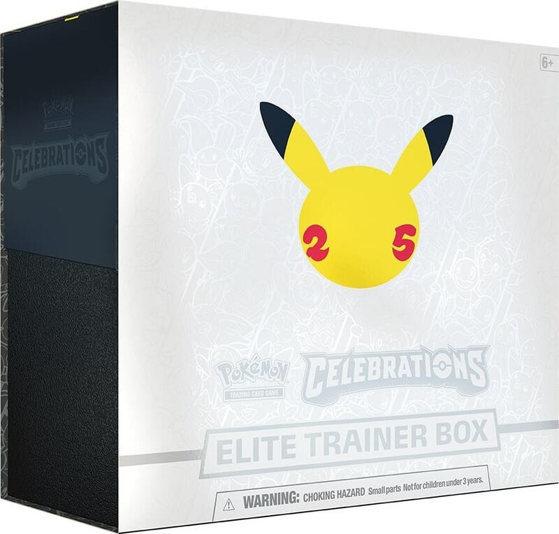 Celebrations Elite Trainer Box Pokemon card from Celebrations