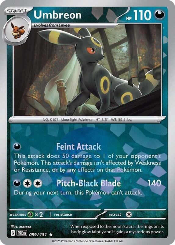 Umbreon (Poke Ball Pattern) Pokemon card from SV: Prismatic Evolutions